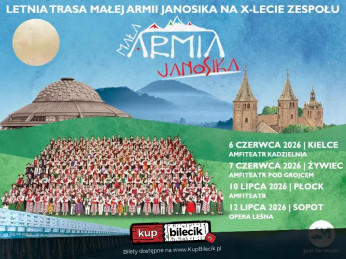 Płock Wydarzenie Koncert Letnia Trasa Małej Armii Janosika – X-lecie zespołu