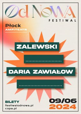 Płock Wydarzenie Festiwal Od Nowa Festiwal - Zalewski, Mrozu, Daria Zawiałow, Kaśka Sochacka