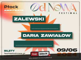Płock Wydarzenie Koncert Od Nowa: Zalewski | Mrozu | Daria Zawiałow | Kaśka Sochacka