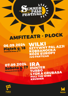 Płock Wydarzenie Festiwal Summer Fall Festival 2024